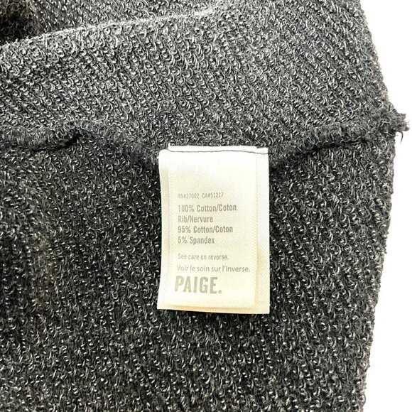 Paige Raeanne Graphic Sweatshirt Washed Black Size XS Rose Garden Melody - Picture 7 of 10